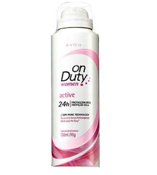 Desodorante Aerosol Antitranspirante On Duty Active - Avon